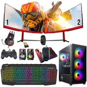 Resim Turbox Tx1939 Intel Core i5-3470 23.6" 16 GB RAM 256 GB SSD 1 TB HDD 4 GB GTX1050 Ti Dual Curved Masaüstü Oyun Bilgisayarı 