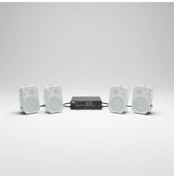 Resim Luxury, 4 Hoparlör 1 Anfi, Duvar Tip Masaj Salonu Ses Sistemi ,spa, Mağaza, Restorant ,kafe , Okul Anons Ve Ses Sistemi 