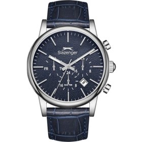 Resim Slazenger SL.09.2481.2.01 Lacivert Deri Kordon Erkek Kol Saati 