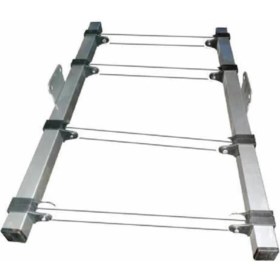 Resim Duvardan Duvara Monte 8 Askılı Çamaşır Kurutma Askısı, Iç Balkon Kullanımı 