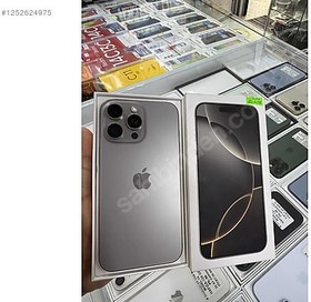 Resim Apple iPhone 16 Pro Max İkinci El TR | 256 GB | Natürel Titanyum 