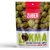 Resim Züber lokma antep fıstığı kaplı meyve topu 96 g 
