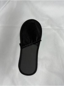 Resim Poyrazmed Siyah Otel/hastane Terliği 50 Adet Tek Kullanımlık 