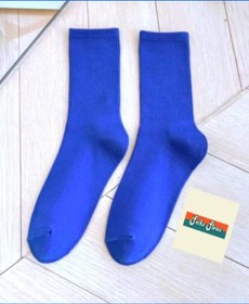 Resim Esinti Kadın Erkek Çocuk Uzun Soket Renkli Desensiz Çorap Seti 5 Adet 