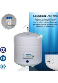 Resim WaterMelon Dominar Pompasız Mineral Takviyeli Metal Tanklı 10 Aşamalı NSF'Lİ Vontron Membranlı Su Arıtma Cihazı 