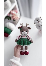 Resim Amigurumi Yılbaşı Geyiği 