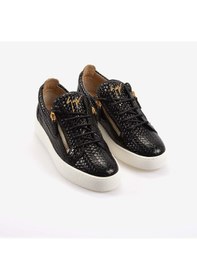 Resim Giuseppe Zanotti Siyah Fermuarlı Erkek Spor & Sneaker Ayakkabı Rm50012 Siyah 