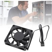 Resim Vkemall 70mm Bilgisayar Kasası Fanı - Pwm Akıllı Sıcaklık Kontrolü, 2500rpm Hız, 21.15cfm Hava Akışı, Çift Topaklı Rulman, 26.7dba Sessiz Çalışma 