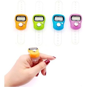Resim Monyee 4'lü Mini Dijital Parmak Sayacı - Led Ekranlı, Sıfırlama Tuşu, 5 Basamaklı, Plastik, Çeşitli Renkler Yeşil, Mavi, Turuncu, Pembe Diğer 