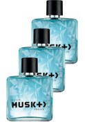 Resim Avon Musk Freeze Erkek Parfüm Edt 75 Ml. Üçlü Set 