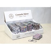 Resim Taşlı El Aynası Anahtarlık Alk3772 Renkli 