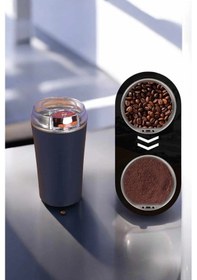 Resim Taşınabilir Kahve & Baharat Öğütücü, Kolay Temizlenebilir Ve Uzun Ömürlü Paslanmaz Çelik Diğer 