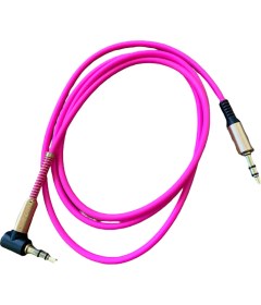 Resim Ata Elektronik Pembe - Ses Sistem Cep Telefonu Araç Aux Ses Bağlantı Kablosu 1 Metre 