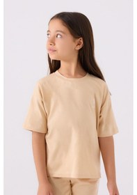 Resim U.S. Polo Assn. U.s. Polo Assn Kız Çocuk Krem Bermuda Takım Us1848-c-v57 KREM 