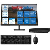 Resim Hp Pro Mini 260 G9 Intel Core i5 1335U 8GB 2TB SSD Iris® Xᵉ Grafik Freedos 23.8'' Mini Masaüstü Bilgisayar 883X6EAWMWF04 