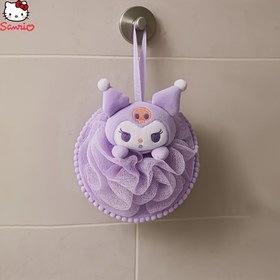 Resim 1 Adet Sanrio Kuromi ve Cinnamoroll Banyo Fırçası - Yumuşak Peeling Süngeri, Karikatür Tasarımlı Sırt Ovma Aleti, Düğün Hediyesi, Güzellik Tutkunları İçin Temel Bakım Aksesuarı 