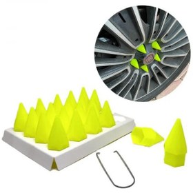 Resim Sivri Mermi Bijon Kapağı Sökme Aparatlı Fosfor Yeşil 17 Mm 