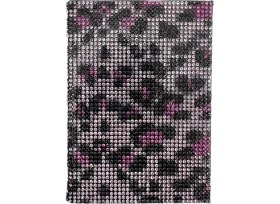 Resim Oasis Life Pembe Taşlı Leopar Desenli Ruhsat Kılıf Kabı 