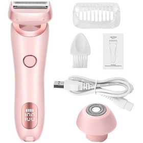 Resim Springsun Şarjlı Kadın Epilatörü Ve Tıraş Makinesi - Çift Başlı Islak-kuru Kablosuz 