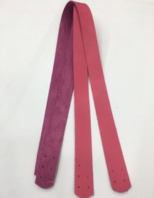 Resim Dikmeli Spor Sap / Çanta Sapı / Deri Dikmeli Sap 70 Cm Fuşya Fuşya 