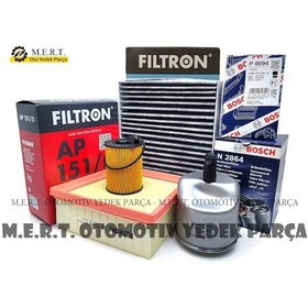 Resim Ford Fiesta 1.4 Tdci Filtre Bakım Seti (2011-2013) Euro 5 
