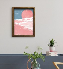 Resim Bk Gift Otel Odası Konseptli Doğal Masif Ahşap Çerçeveli Tablo 45 (551119964) 