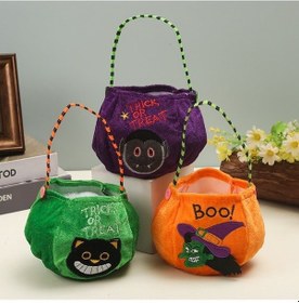 Resim Fortunelane Cadılar Bayramı Elde Taşınabilir 8d Balkabağı Çantası Şeker Çantası, Çocuklara Hediye, Tek Beden, Çok Renkli Et Tip Çok Renkli 