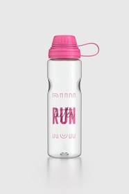 Resim Renga Ege Yazı Desenli 750 ml Tritan Matara 912067 Fuşya 