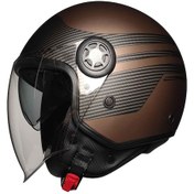 Resim Free-M 612 Soft Güneş Vizörlü Yarım Motosiklet Kaskı 