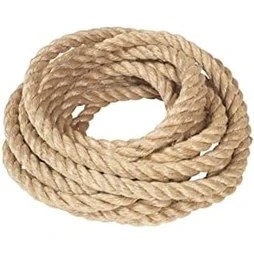 Resim Nexa Jüt Halat Dekor Ipi 5 mm 10 Metre Ip Halat Ip Hasır Ip Jüt Kendir Ip 