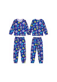 Resim Siparisbox 2 'li Takım Kız Çocuk Pijama Seti 3-4 Yaş Alt Üst 2 Takım Çok Rekli 