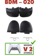 Resim POPKONSOL Ps5 İç Lastik Takımı V2 Uyumlu L1 R1 L2 R2 PS5 Yedek Parça Version 2 Kol Tamiri 