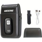 Resim Challenger Siyah-wm-306 Weem Erkekler Profesyonel Elektrikli Tiras Makinesi Kompakt Tasinabilir Usb Sarjli 5 Renk Secenekli 