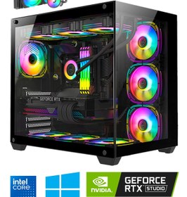 Resim Zeiron Webstar X7 Intel i5 12400F 32GB RAM 1TB Nvme M.2 SSD 12GB RTX5070 Oyuncu Masaüstü Bilgisayar 