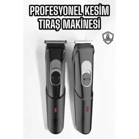 Resim Marsilyan Saç Sakal Lazer Epilasyon Öncesi Tüy Kısaltma Makinesi Unısex 4 Taraklı 
