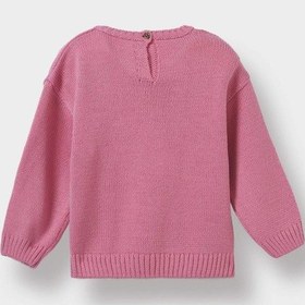 Resim Defacto Kız Bebek Bisiklet Yaka Baskılı Kazak C8089a525aupn161 Pembe 