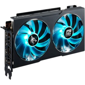 Resim POWERCOLOR Hellhound Rx7600 Oc 8gb 128bit Gddr6 Ekran Kartı 