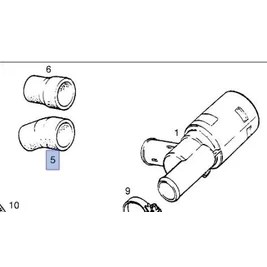 Resim İbraş Opel Vectra A Rölanti Ayarlayıcı Motor Hortum Ibraş Marka 