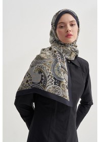 Resim Carell Rosella Lacivert Nilla Pamuklu Şal Çok Renkli 