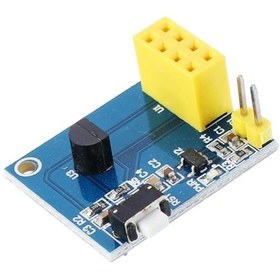 Resim Esp8266 Esp-01 S İçin Ds18b20 Sıcaklık Sensör Adaptör Kartı 