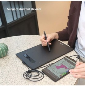 Resim Xp-pen G960s Grafik Tablet 9x6 Inç Kalem Tablet Çizim Tableti, Wi 