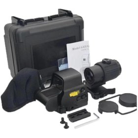 Resim 558-g43 Xps2 Hedef İşaretleyici Red Dot - Holografik Nişangâh, 5x Büyütmeli Set-siyah 