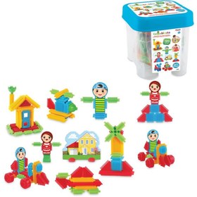 Resim Timboxstore 03324 Kaktüs Blokları 120 Parça -Dede 