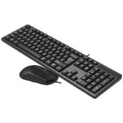 Resim ACER OAK-930 Kablolu Sessiz Tuşlu Klavye Moue Set Siyah (Klavye 1,40Cm-Mouse 1.60Cm Kablo) 