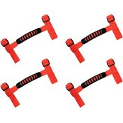 Resim Red-4pcs Otomotiv Tutma Kolları Jeep Wrangler Tj Cj İçin Kaymaz Araba Roll Bar Kepçe 