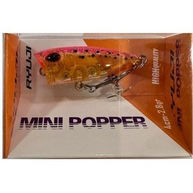 Resim Ryuji Mini Popper 4cm 2.8gr Su Üstü Maket Yem Teke 