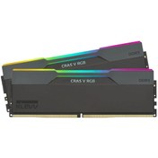 Resim KLEVV Cras V RGB 32GB (2x16GB) 7200MHz CL34 INTEL XMP 3.0 – AMD EXPO DDR5 Heatsink Obsidian Black Ram (KD5AGUA80-72B340G) 