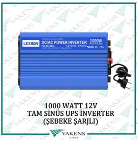 Resim Lexron 1000 Watt 12v Ups Şebeke Şarjlı Tam Sinüs İnverter Lexron 