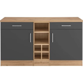 Resim T Designo Tdesigno Katya Mutfak Adası Alt Modül 150 cm Beyaz -Tezgah Dahil 