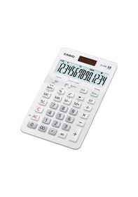 Resim Casio JS-40B-WE Beyaz Profesyonel 14 Hane Masa Üstü Hesap Makinesi 